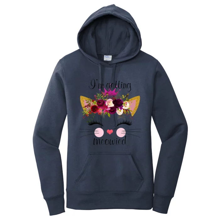 IM Getting Meowied Cat Funny Women's Pullover Hoodie