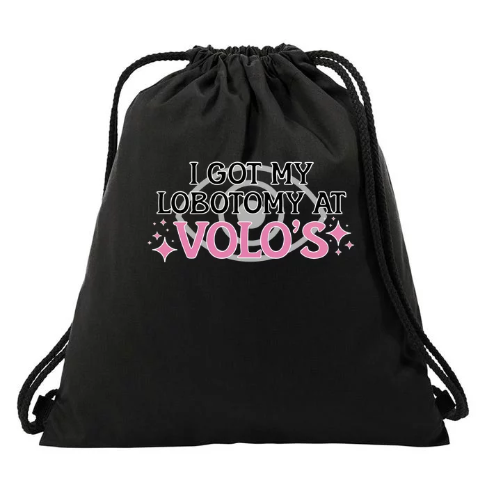 I Got My Lobotomy At VoloS BaldurS Gate 3 Drawstring Bag