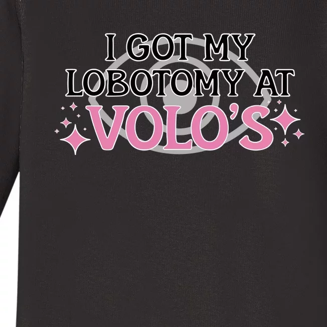 I Got My Lobotomy At VoloS BaldurS Gate 3 Baby Long Sleeve Bodysuit