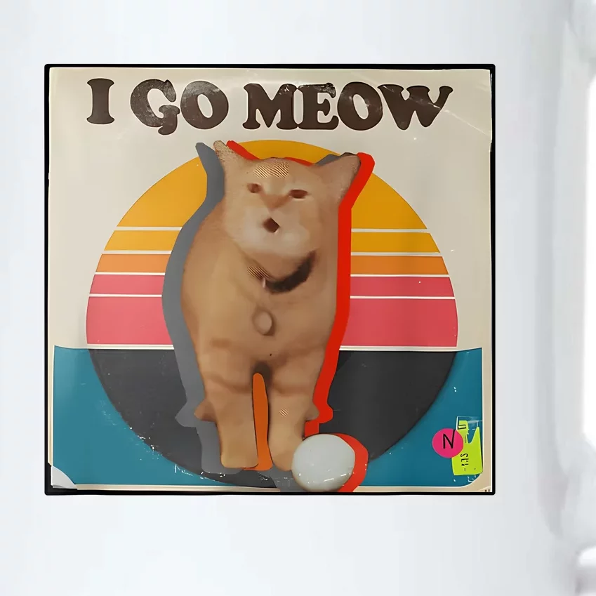 I Go Meow Cat Kitten Black Color Changing Mug