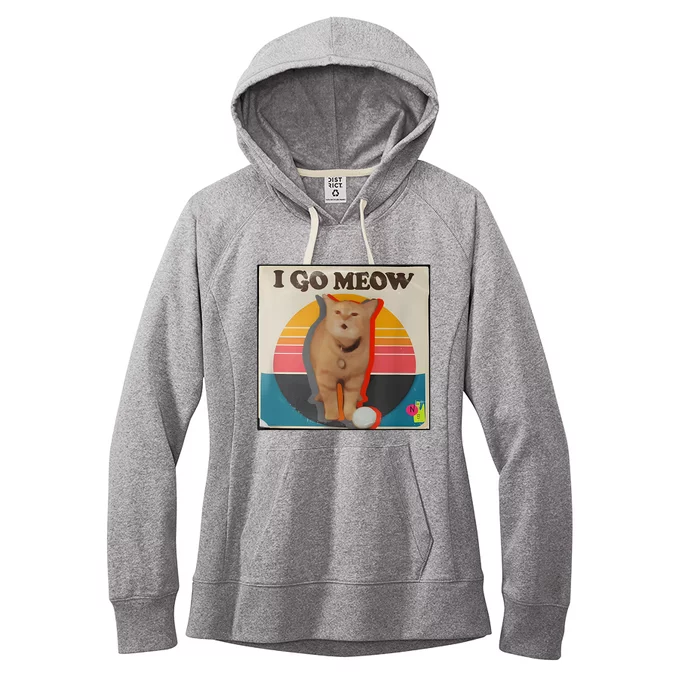 I Go Meow Cat Kitten Women's Fleece Hoodie