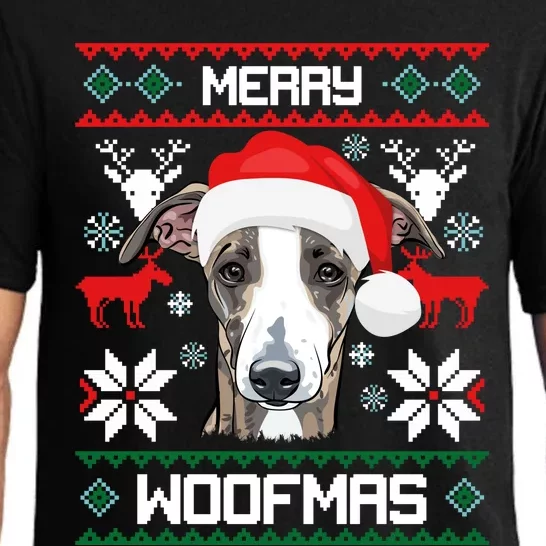 Italian Greyhound Merry Woofmas Christmas Meaningful Gift Pajama Set