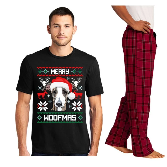 Italian Greyhound Merry Woofmas Christmas Meaningful Gift Pajama Set