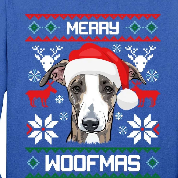 Italian Greyhound Merry Woofmas Christmas Meaningful Gift Tall Long Sleeve T-Shirt