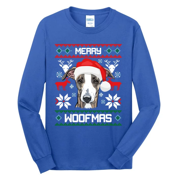 Italian Greyhound Merry Woofmas Christmas Meaningful Gift Tall Long Sleeve T-Shirt