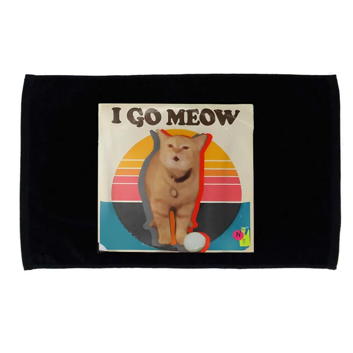 I Go Meow Microfiber Hand Towel