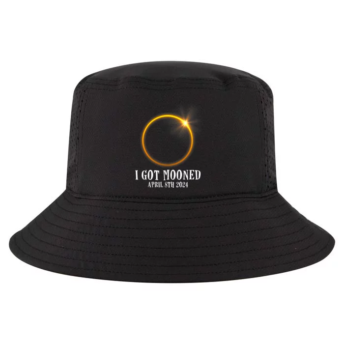 I Got Mooned 4.08.24 Total Solar Eclipse 2024 Cool Comfort Performance Bucket Hat