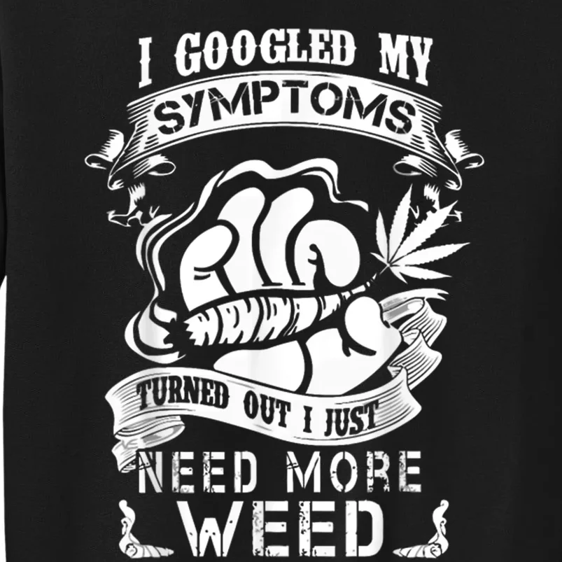 I Googled My Symptoms Turned Out I Just Need More Weed Sweatshirt