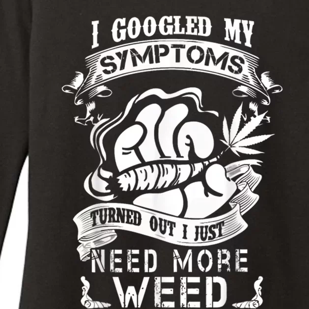 I Googled My Symptoms Turned Out I Just Need More Weed Womens CVC Long Sleeve Shirt