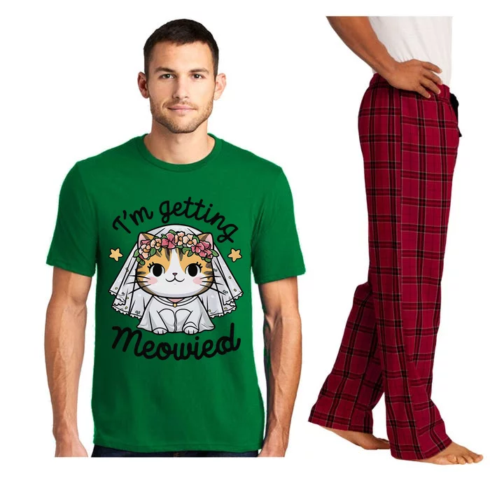 IM Getting Meowied Bridesmaid Bachelorette Party Kawaii Cat Pajama Set