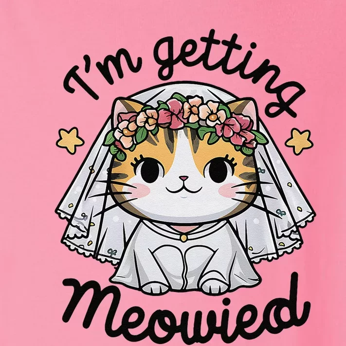 IM Getting Meowied Bridesmaid Bachelorette Party Kawaii Cat Toddler Long Sleeve Shirt