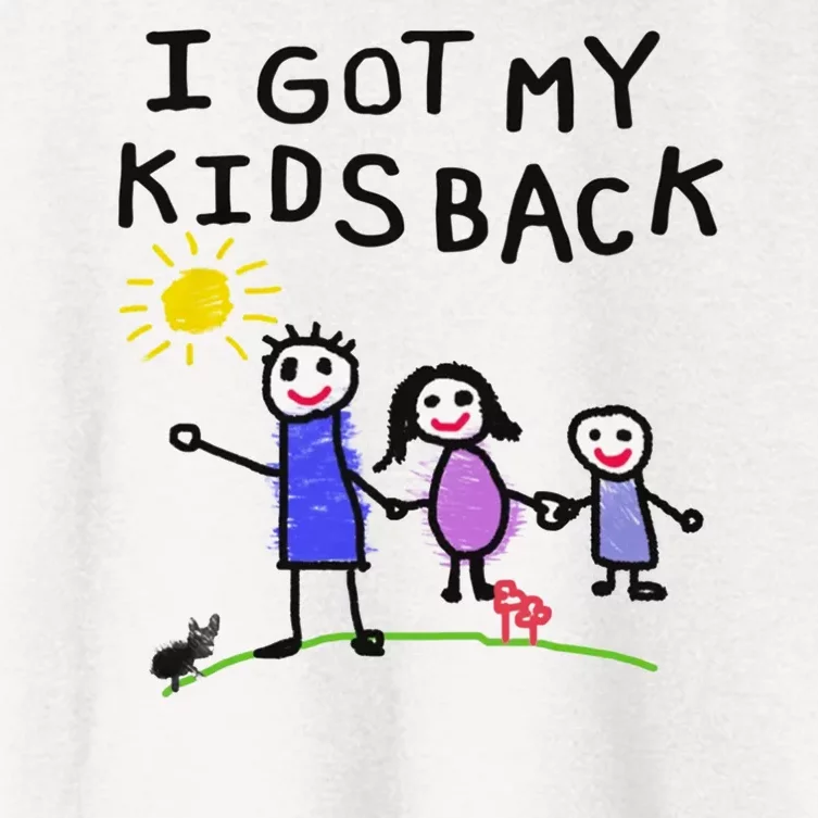 I Got My Kids Back That Go Hard Women's Crop Top Tee