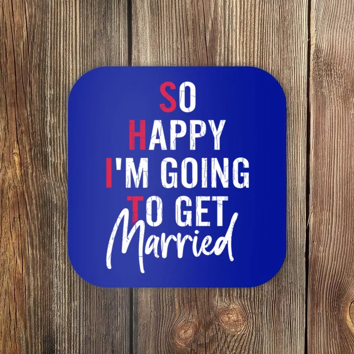 Im Getting Married Funny Bride Wife Wedding Graphic Gift Coaster