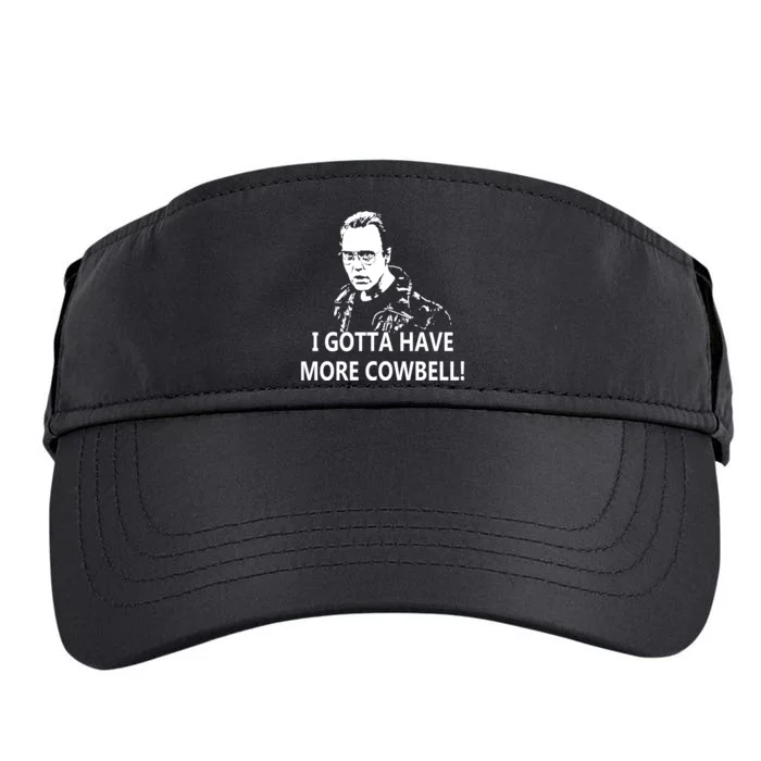 I Gotta More Cowbell Adult Drive Performance Visor