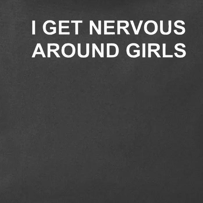 I Get Nervous Around Girl Zip Tote Bag