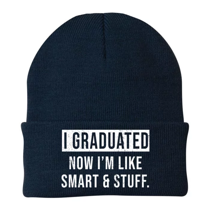 I Graduated Now I'm Like Smart And Stuff Knit Cap Winter Beanie