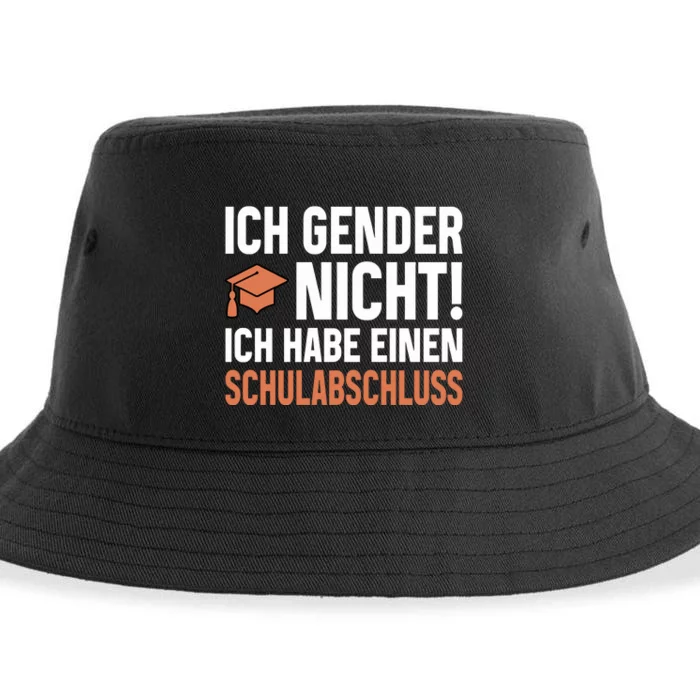 Ich Gender Nicht Ich Habe Einen Schulabschluss Sustainable Bucket Hat