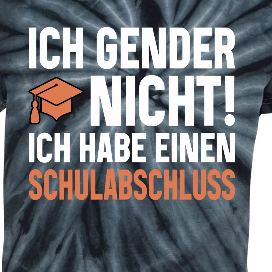 Ich Gender Nicht Ich Habe Einen Schulabschluss Kids Tie-Dye T-Shirt