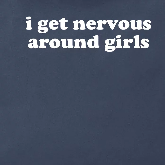 I Get Nervous Around Girl Zip Tote Bag