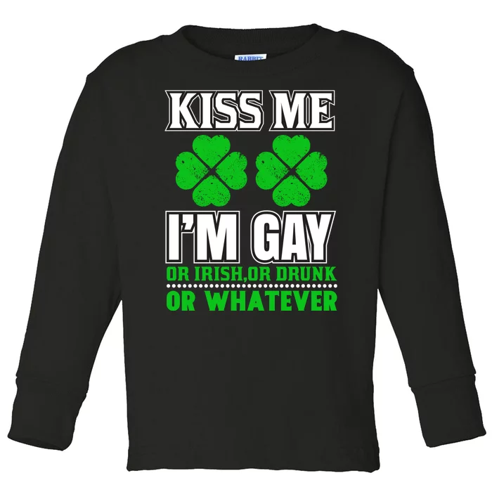 I'm Gay Or Irish Or Whatever Toddler Long Sleeve Shirt