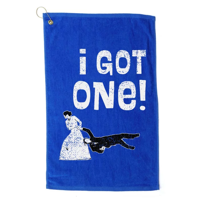 I Got One Wedding Bride Fiancee Wife Mrs Engaged Women Platinum Collection Golf Towel