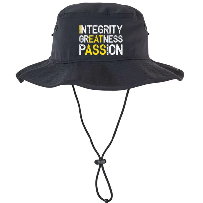 Integrity Greatness Passion Legacy Cool Fit Booney Bucket Hat