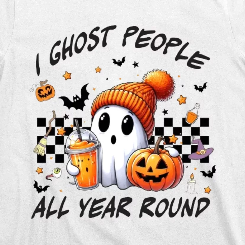 I Ghost People All Year Round Halloween T-Shirt