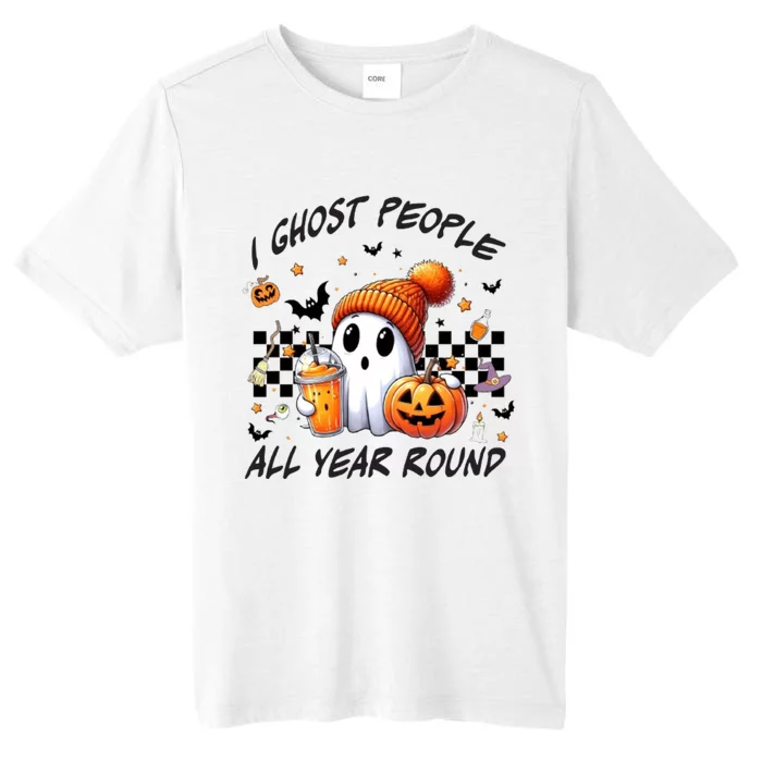 I Ghost People All Year Round Halloween ChromaSoft Performance T-Shirt