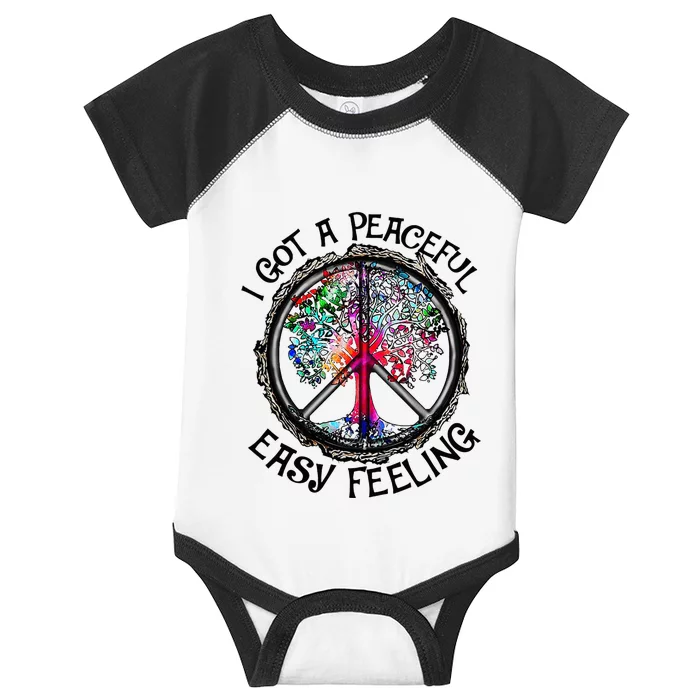 I Got Peaceful Easy Feeling Hippie Peaceful Infant Baby Jersey Bodysuit