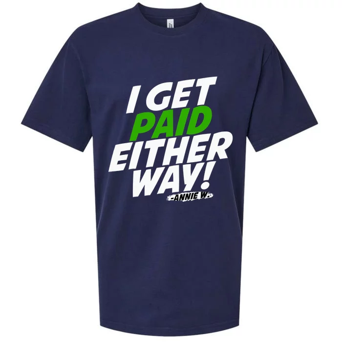 I Get Paid Either Way Sueded Cloud Jersey T-Shirt