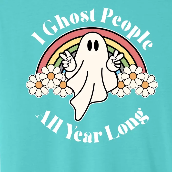 I Ghost People All Year Long Halloween Rainbow ChromaSoft Performance T-Shirt