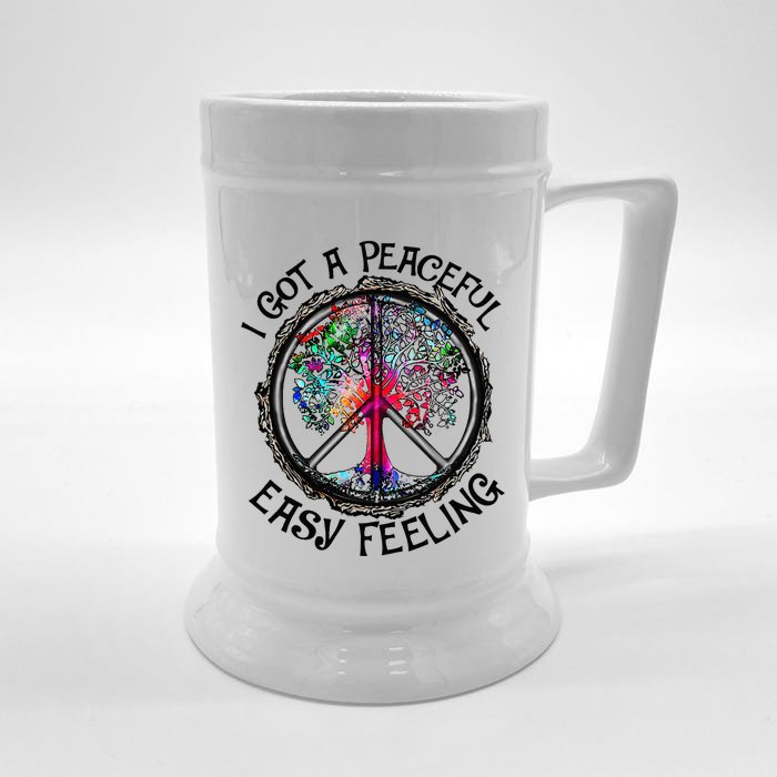 I Got Peaceful Easy Feeling Hippie Peaceful Beer Stein