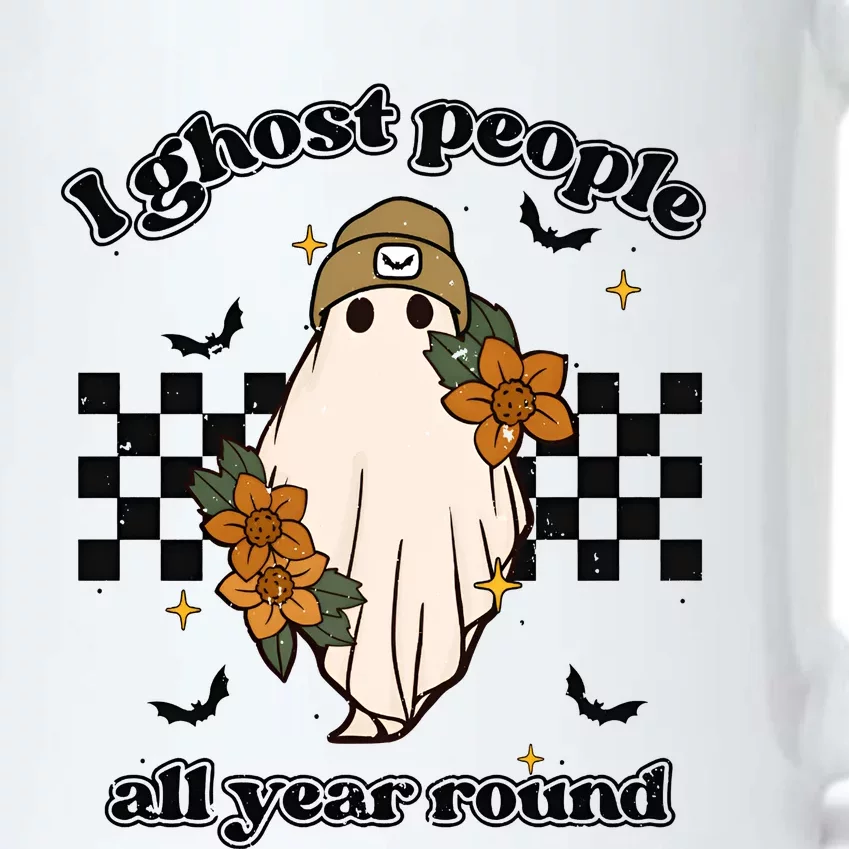 I Ghost People Year Round Cool Ghost Halloween Retro Black Color Changing Mug