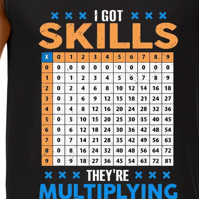 I Got Skill Theyre Multiplying Math Class Back To School Comfort Colors® Tank Top