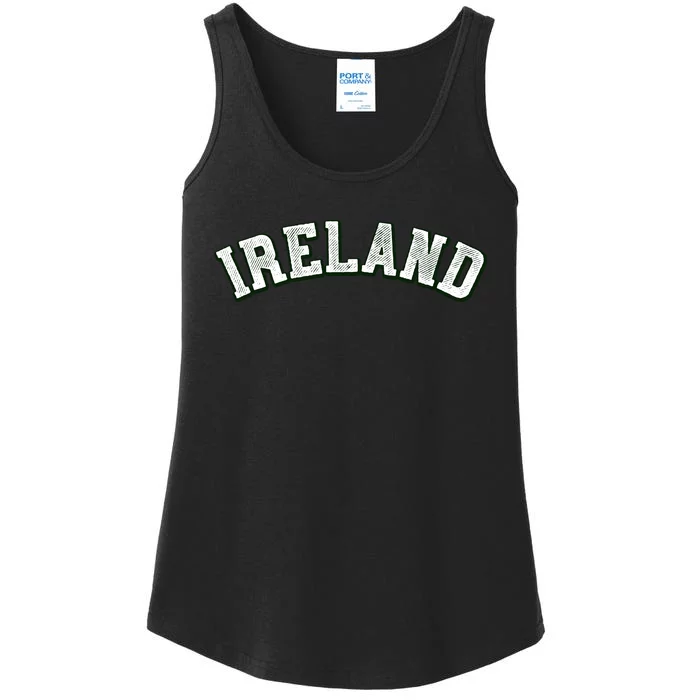 Ireland Grunge Style St Paddy's Irish Ladies Essential Tank