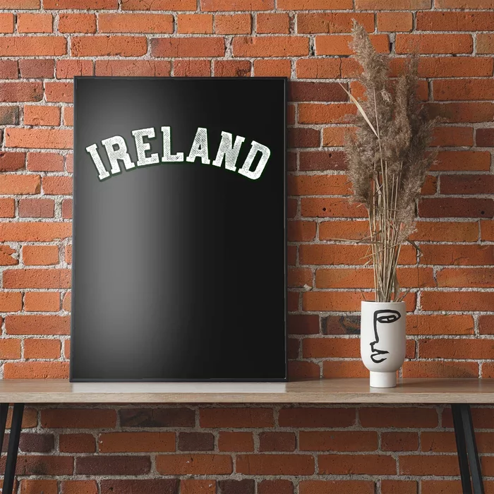 Ireland Grunge Style St Paddy's Irish Poster