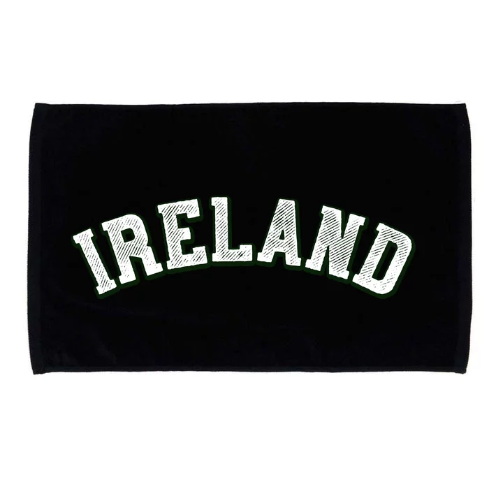 Ireland Grunge Style St Paddy's Irish Microfiber Hand Towel