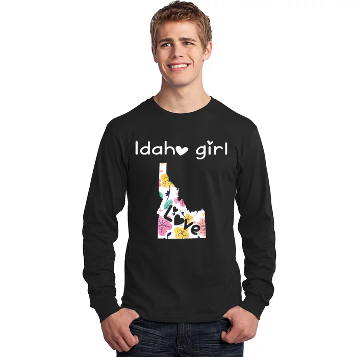 Idaho Girl Shirts I Love Idaho Home Gift Long Sleeve Shirt