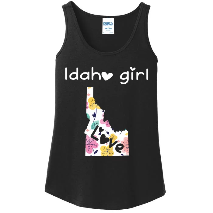 Idaho Girl Shirts I Love Idaho Home Gift Ladies Essential Tank