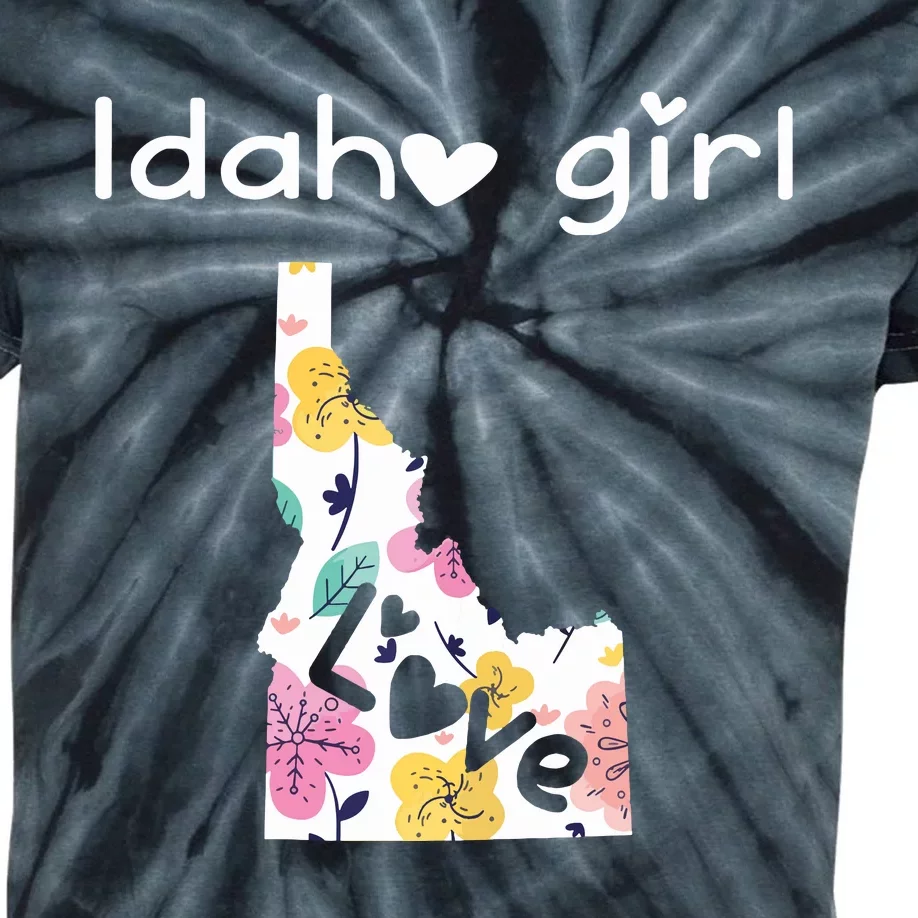 Idaho Girl Shirts I Love Idaho Home Gift Kids Tie-Dye T-Shirt