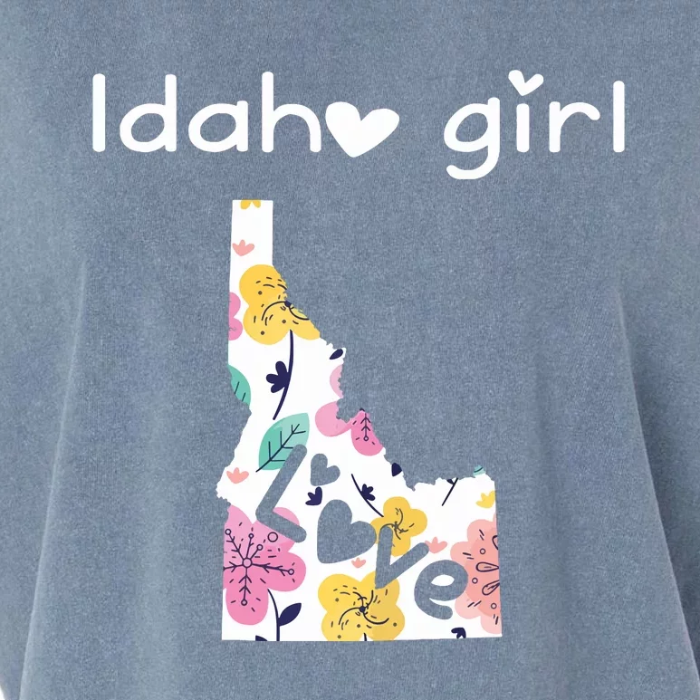 Idaho Girl Shirts I Love Idaho Home Gift Garment-Dyed Women's Muscle Tee