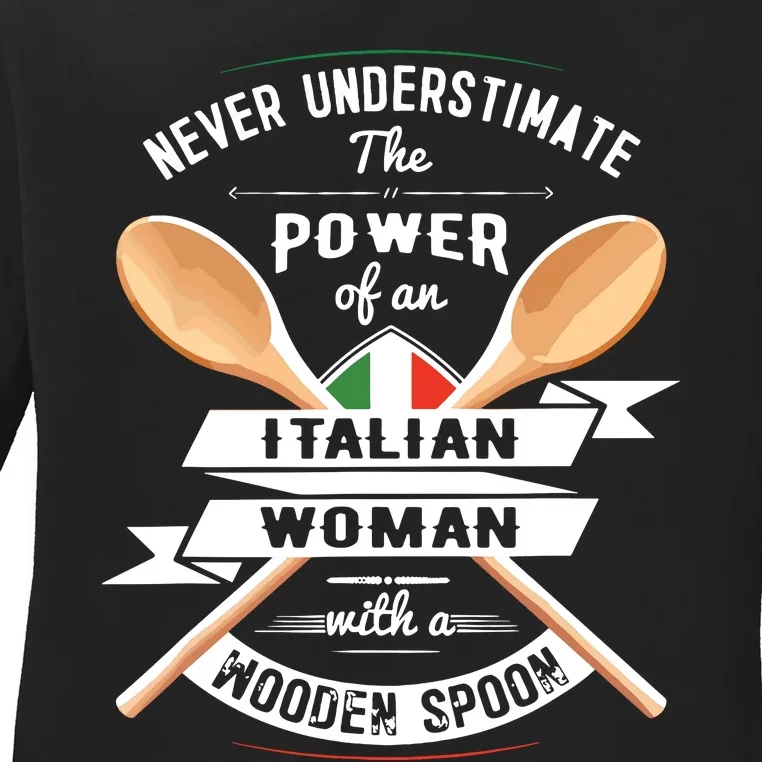 Italian Gift Shirts Funny Italy Ladies Long Sleeve Shirt