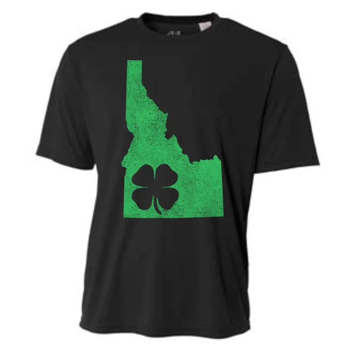 Idaho Gift St Patrick's Day Shamrock Clover Irish Paddy's Cool Gift Cooling Performance Crew T-Shirt