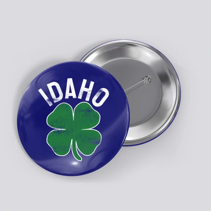 Idaho Gift St Patrick's Day Shamrock Irishgift Gift Button