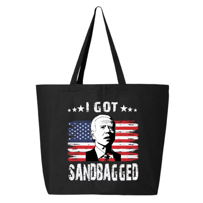 I Got Sandbagged Joe Biden Funny Quote 25L Jumbo Tote