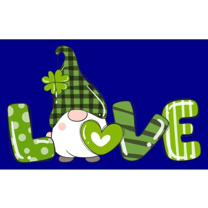 Irish Gnome Shamrock Heart Love St Patricks Day Gift Bumper Sticker