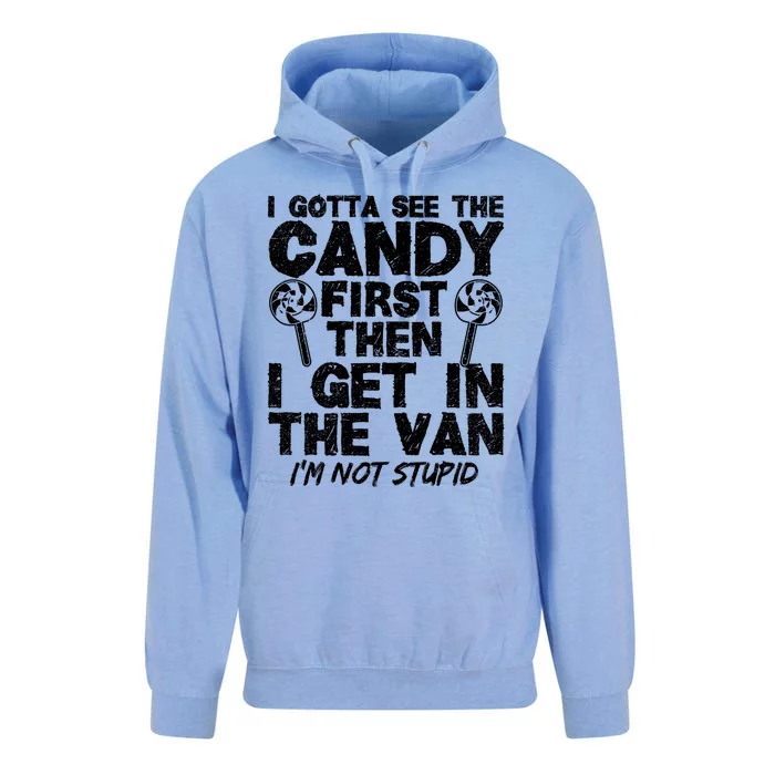 I Gotta See The Candy First Im Not Stupid Creepy Adult Lollipop Halloween Unisex Surf Hoodie