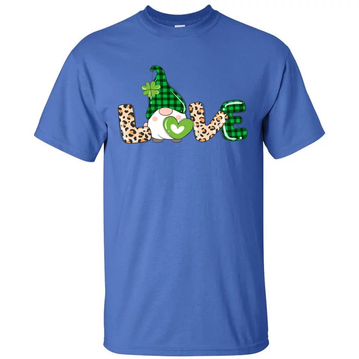 Irish Gnome, Shamrock, Heart, Love, St Patricks Day Tall T-Shirt