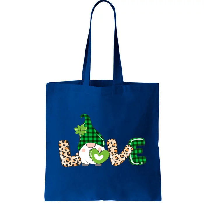 Irish Gnome, Shamrock, Heart, Love, St Patricks Day Tote Bag