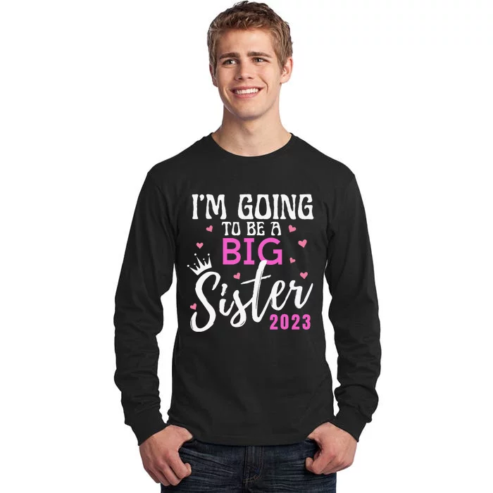 I'm Going To Be A Big Sister Pregnancy Announcement Promoted Tall Long Sleeve T-Shirt